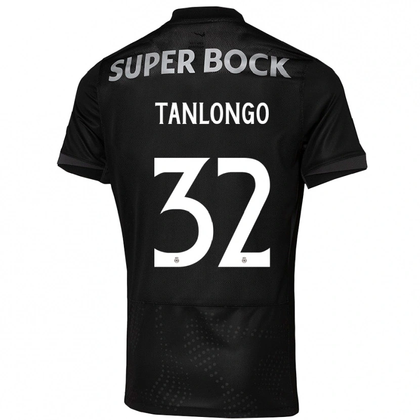 Danxen Homem Camisola Mateo Tanlongo #32 Preto Branco Alternativa 2025/26 Camisa