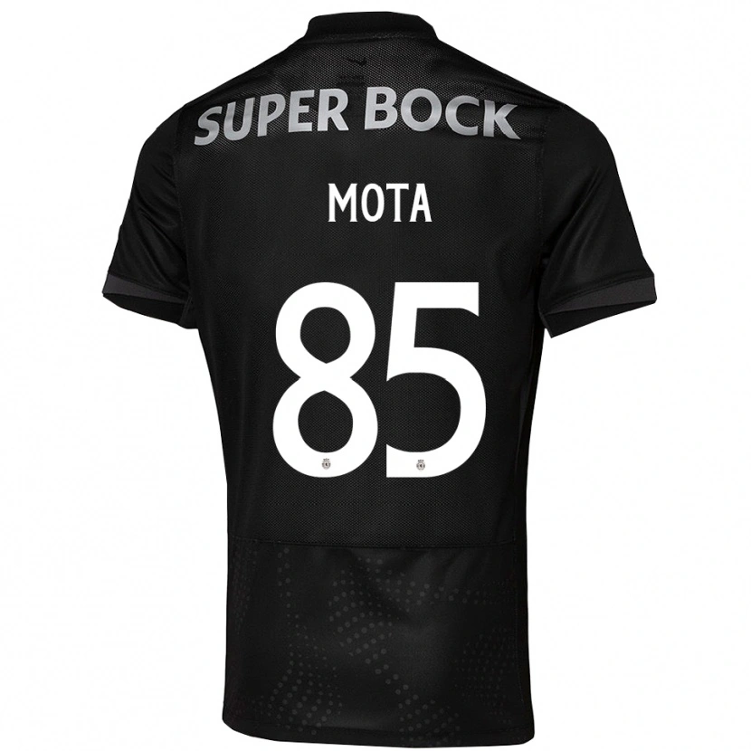 Danxen Homem Camisola Rafael Mota #85 Preto Branco Alternativa 2025/26 Camisa