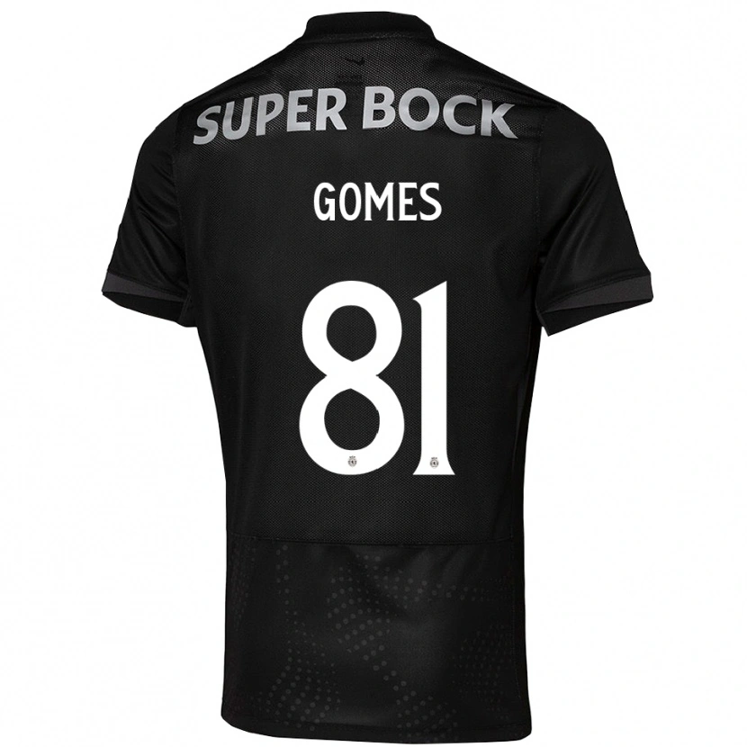 Danxen Homem Camisola Salvador Gomes #81 Preto Branco Alternativa 2025/26 Camisa