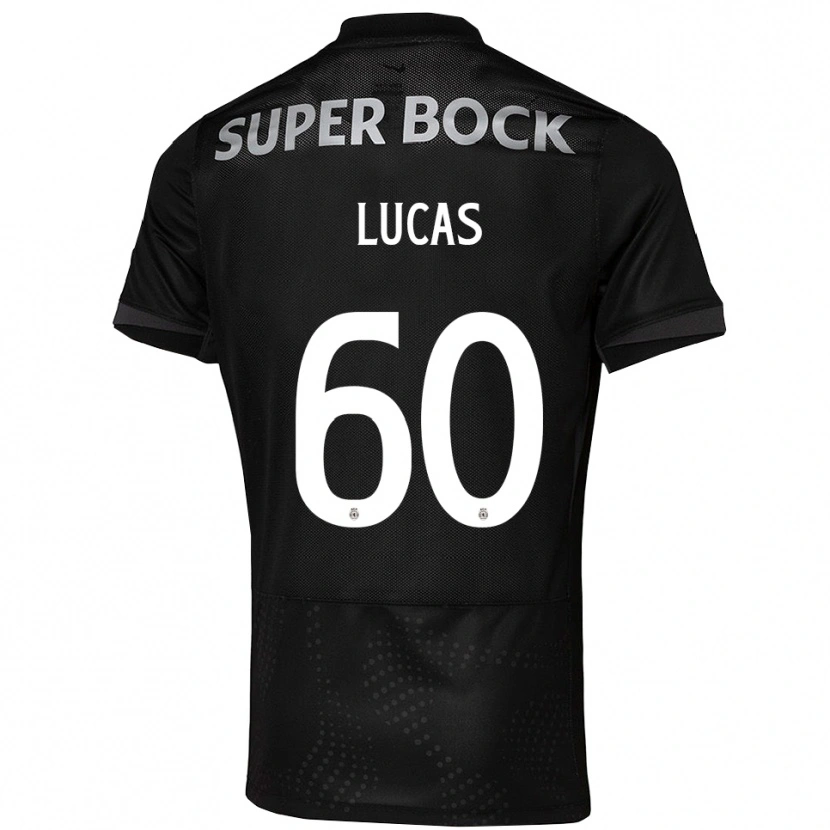 Danxen Homem Camisola Rayan Lucas #60 Preto Branco Alternativa 2025/26 Camisa