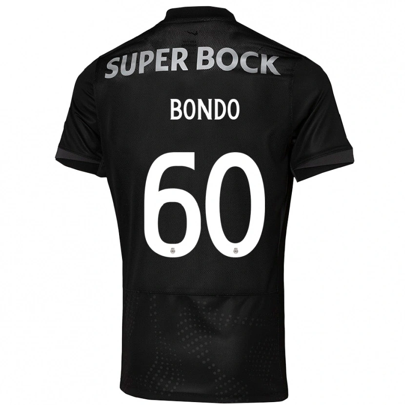 Danxen Homem Camisola Pedro Bondo #60 Preto Branco Alternativa 2025/26 Camisa