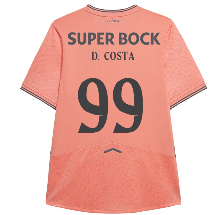Danxen Homem Camisola Diogo Costa #99 Rosa Marinho Alternativa 2025/26 Camisa