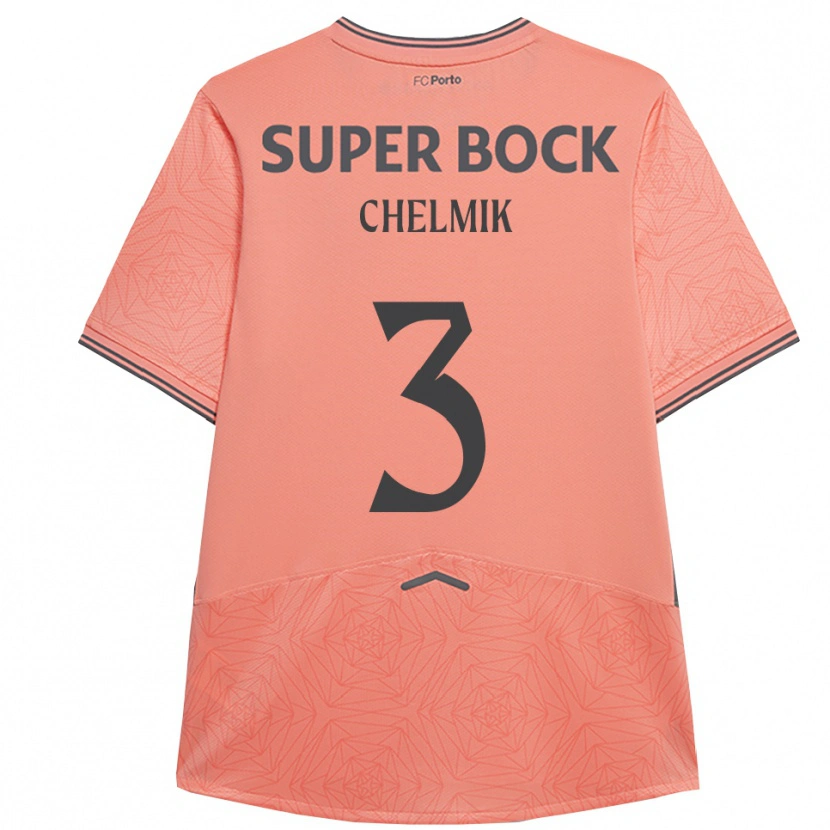 Danxen Homem Camisola Chelmik #3 Rosa Marinho Alternativa 2025/26 Camisa