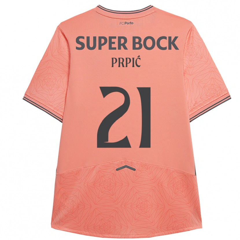 Danxen Homem Camisola Dominik Prpić #21 Rosa Marinho Alternativa 2025/26 Camisa