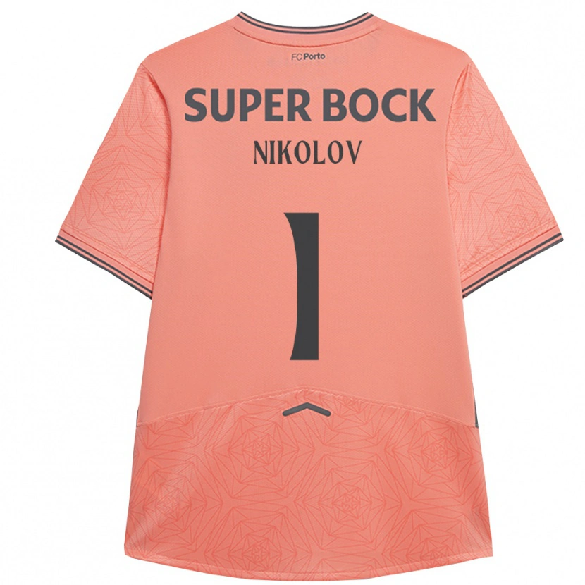 Danxen Homem Camisola Antoni Nikolov #1 Rosa Marinho Alternativa 2025/26 Camisa