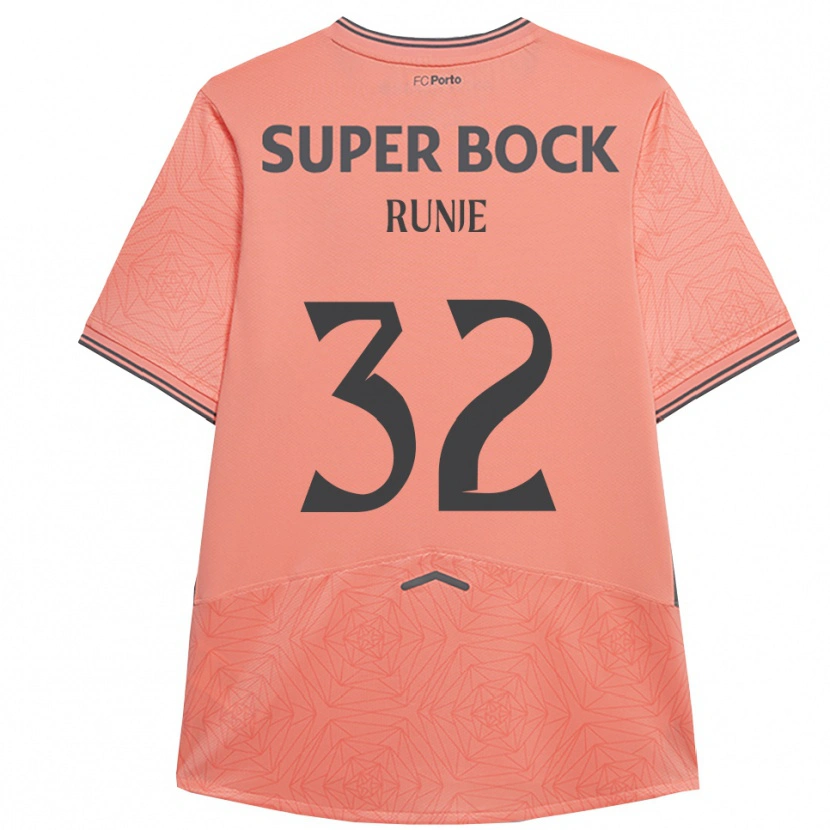 Danxen Homem Camisola Roko Runje #32 Rosa Marinho Alternativa 2025/26 Camisa
