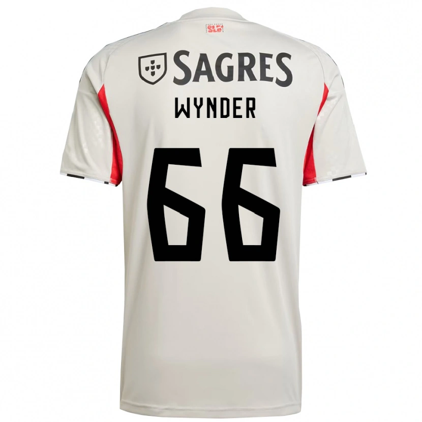 Danxen Homem Camisola Joshua Wynder #66 Branco Sujo Vermelho Alternativa 2025/26 Camisa
