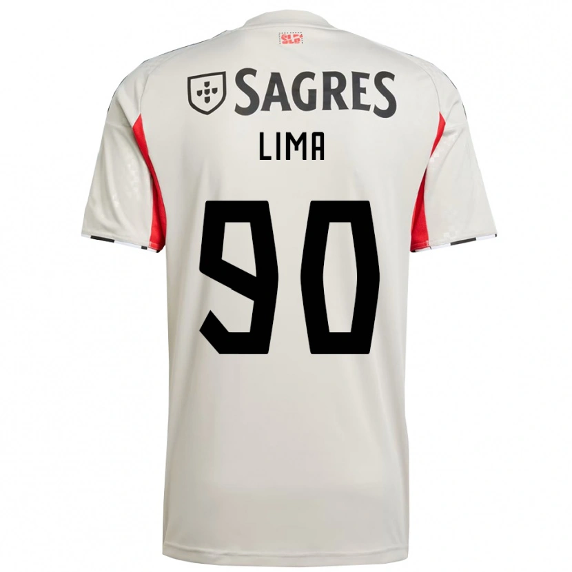 Danxen Homem Camisola Ivan Lima #90 Branco Sujo Vermelho Alternativa 2025/26 Camisa