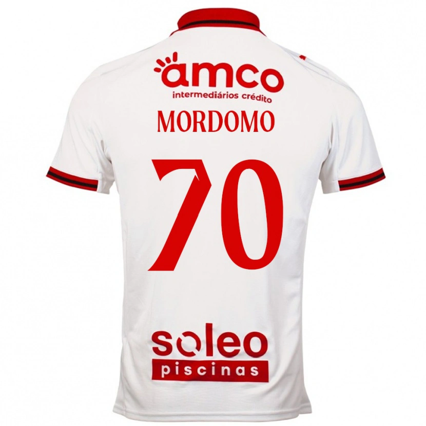 Danxen Homem Camisola Mordomo #70 Branco Vermelho Alternativa 2025/26 Camisa