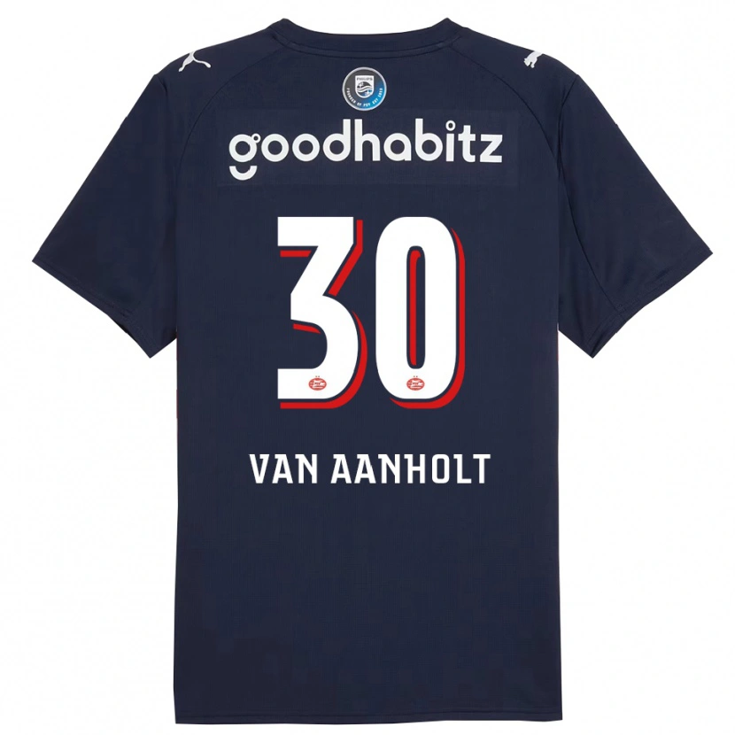 Danxen Homem Camisola Patrick Van Aanholt #30 Marinho Branco Alternativa 2025/26 Camisa
