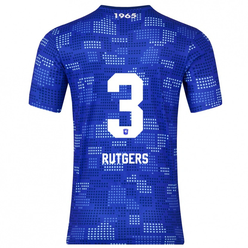 Danxen Homem Camisola Sil Rutgers #3 Azul Azul Celeste Alternativa 2025/26 Camisa
