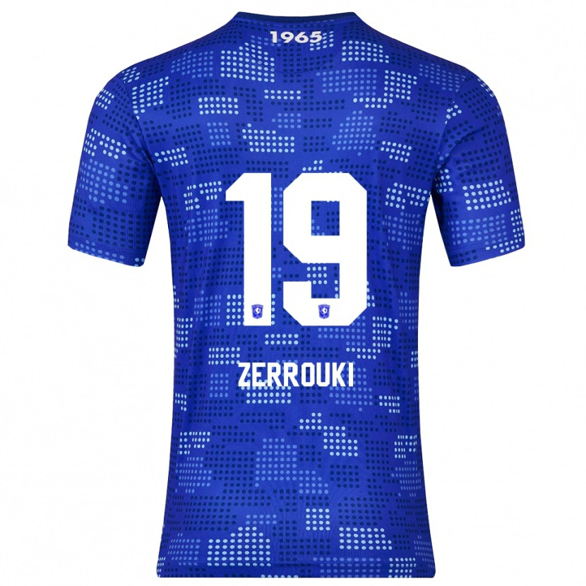 Danxen Homem Camisola Ramiz Zerrouki #19 Azul Azul Celeste Alternativa 2025/26 Camisa