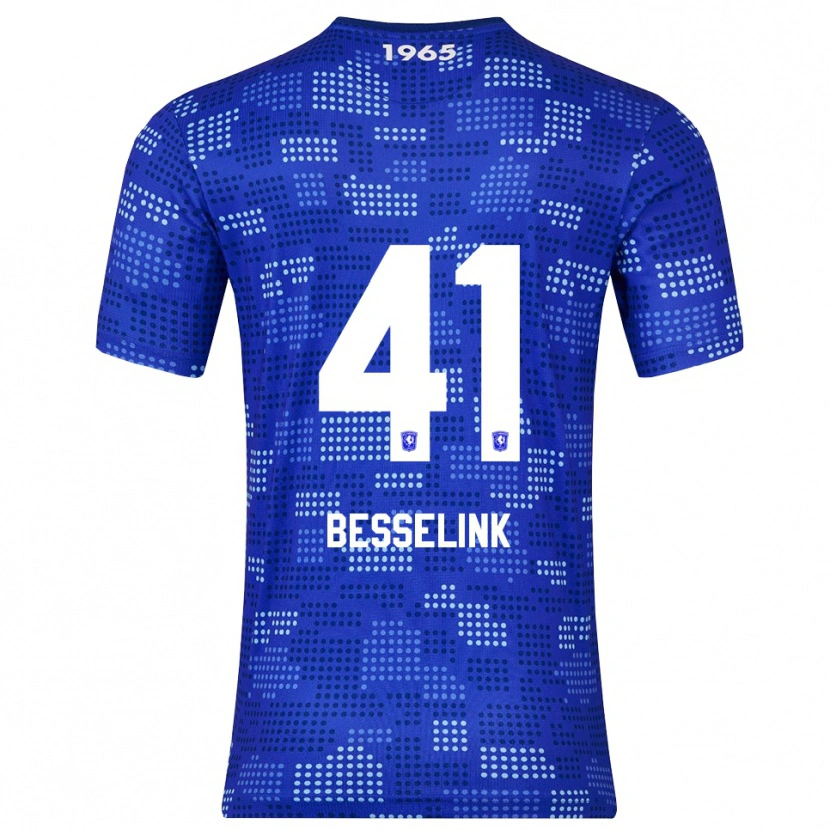 Danxen Homem Camisola Gijs Besselink #41 Azul Azul Celeste Alternativa 2025/26 Camisa