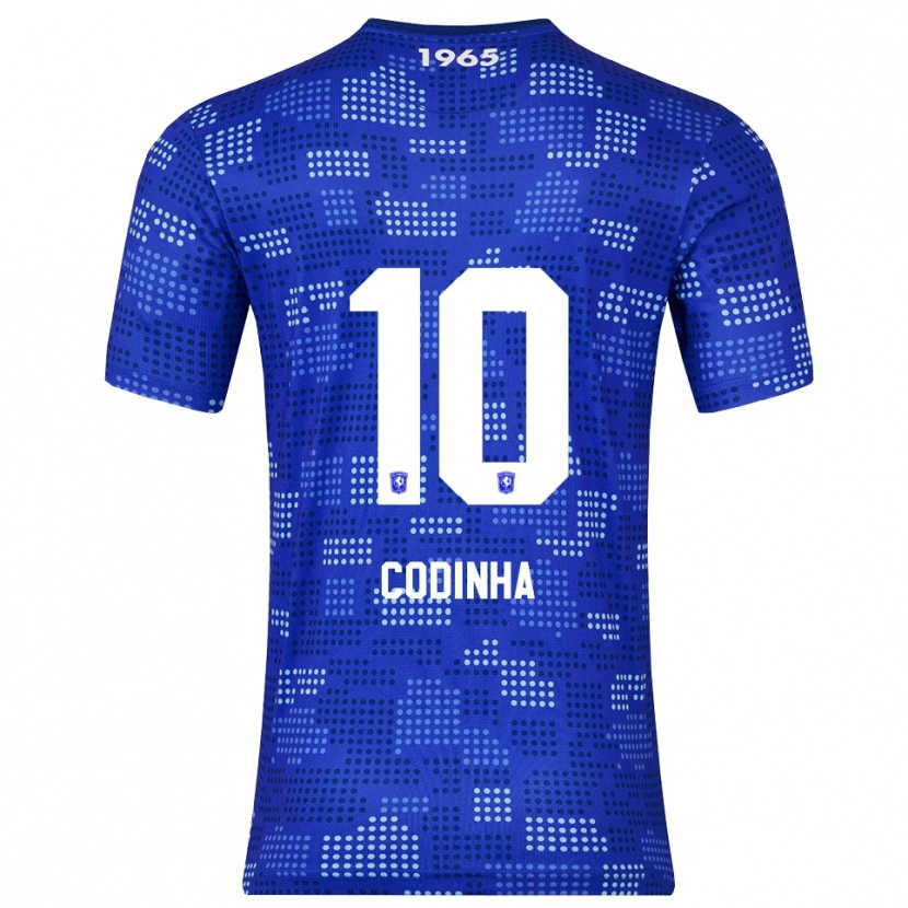 Danxen Homem Camisola Tiago Codinha #10 Azul Azul Celeste Alternativa 2025/26 Camisa