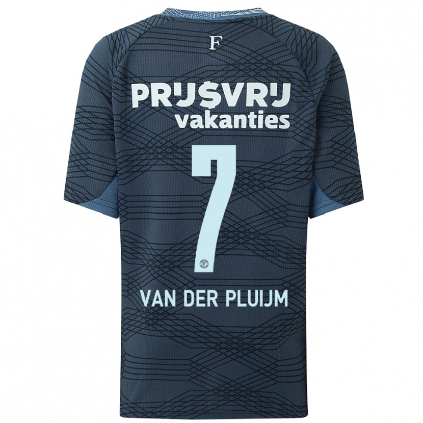 Danxen Homem Camisola Marvin Van Der Pluijm #7 Preto Cinza Alternativa 2025/26 Camisa