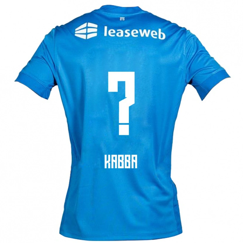 Danxen Homem Camisola Arouna Kabba #0 Azul Branco Alternativa 2025/26 Camisa