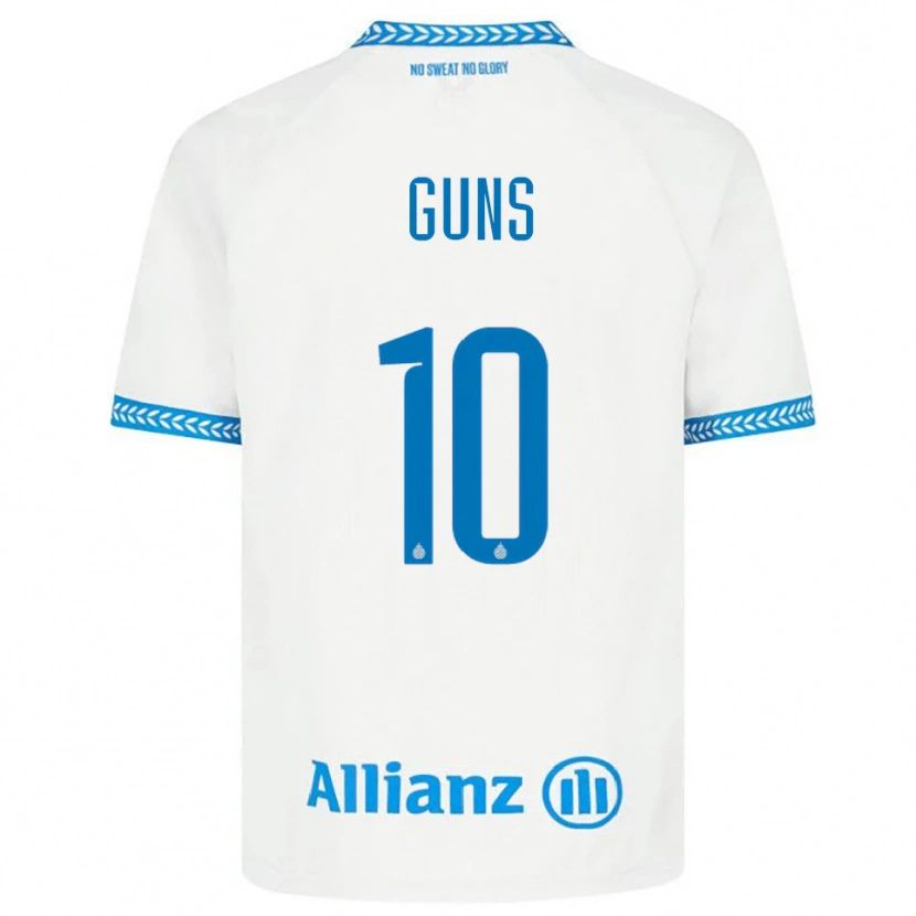 Danxen Homem Camisola Celien Guns #10 Azul Branco Alternativa 2025/26 Camisa