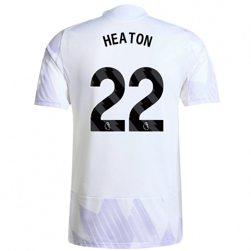 Danxen Homem Camisola Tom Heaton #22 Branco Roxo Roxo Alternativa 2025/26 Camisa