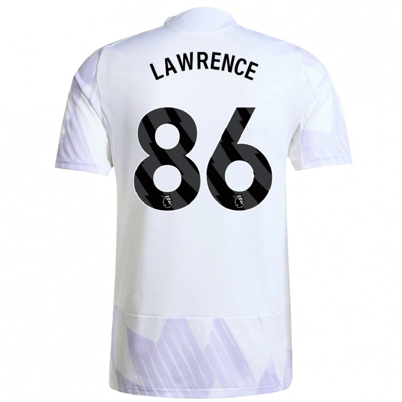 Danxen Homem Camisola Marcus Lawrence #86 Branco Roxo Roxo Alternativa 2025/26 Camisa