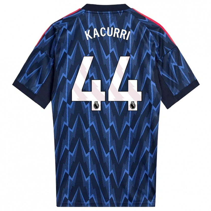 Danxen Homem Camisola Maldini Kacurri #44 Marinho Vermelho Alternativa 2025/26 Camisa