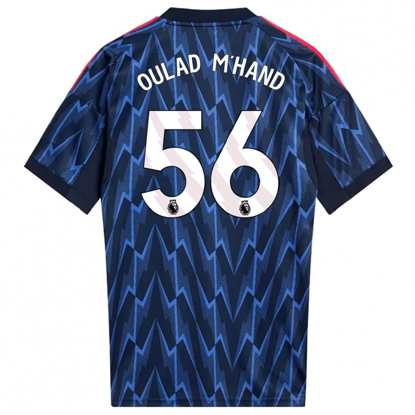 Danxen Homem Camisola Salah-Eddine Oulad M'hand #56 Marinho Vermelho Alternativa 2025/26 Camisa