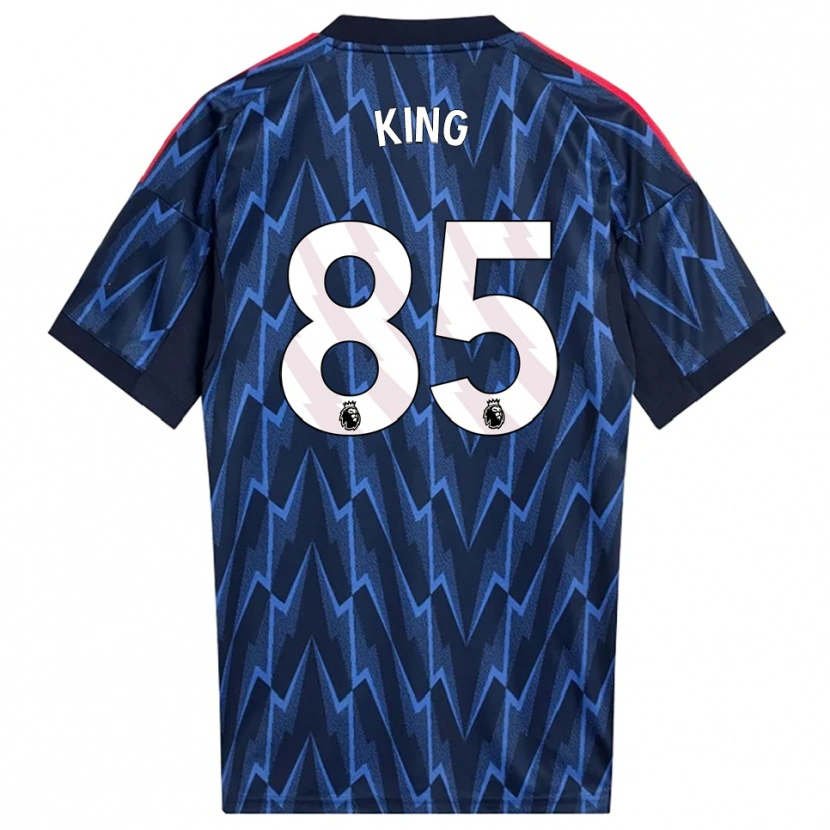Danxen Homem Camisola Josiah King #85 Marinho Vermelho Alternativa 2025/26 Camisa
