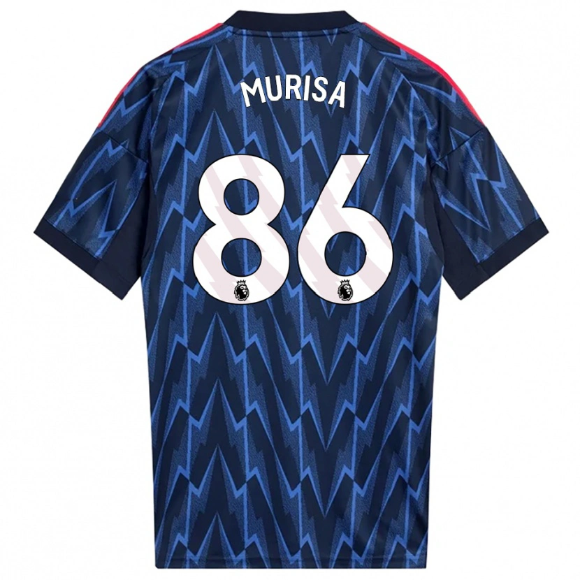 Danxen Homem Camisola Teshaun Murisa #86 Marinho Vermelho Alternativa 2025/26 Camisa