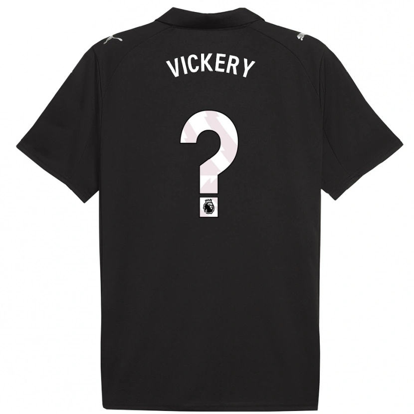 Danxen Homem Camisola Ben Vickery #0 Preto Branco Alternativa 2025/26 Camisa