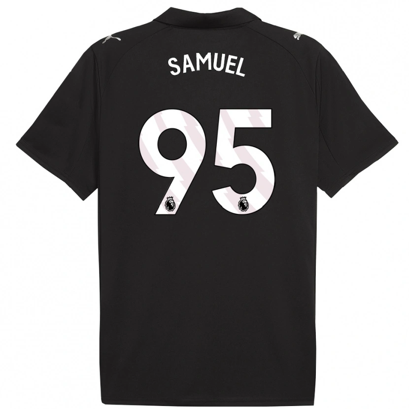 Danxen Homem Camisola Lakyle Samuel #95 Preto Branco Alternativa 2025/26 Camisa