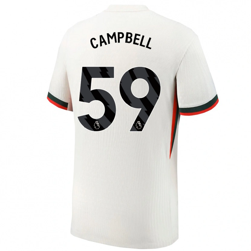 Danxen Homem Camisola Harrison Murray-Campbell #59 Branco Verde Alternativa 2025/26 Camisa