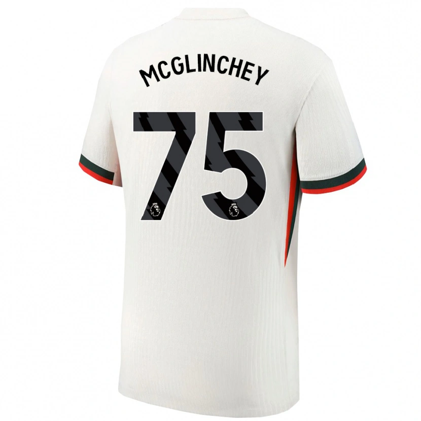 Danxen Homem Camisola Harry Mcglinchey #75 Branco Verde Alternativa 2025/26 Camisa