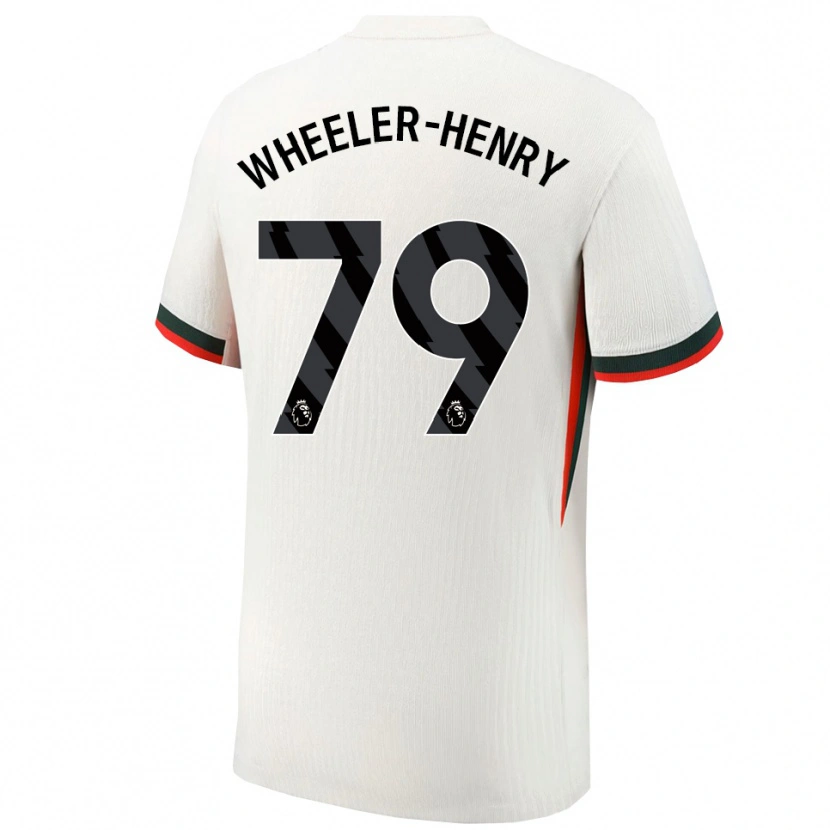 Danxen Homem Camisola Joseph Wheeler-Henry #79 Branco Verde Alternativa 2025/26 Camisa