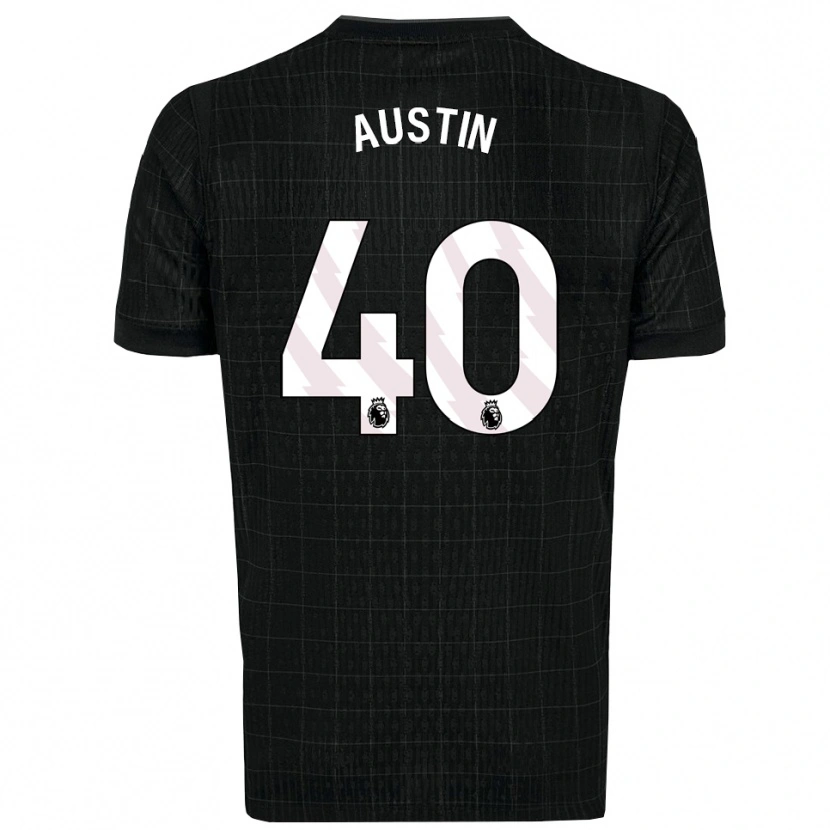 Danxen Homem Camisola Brandon Austin #40 Preto Cinza Alternativa 2025/26 Camisa