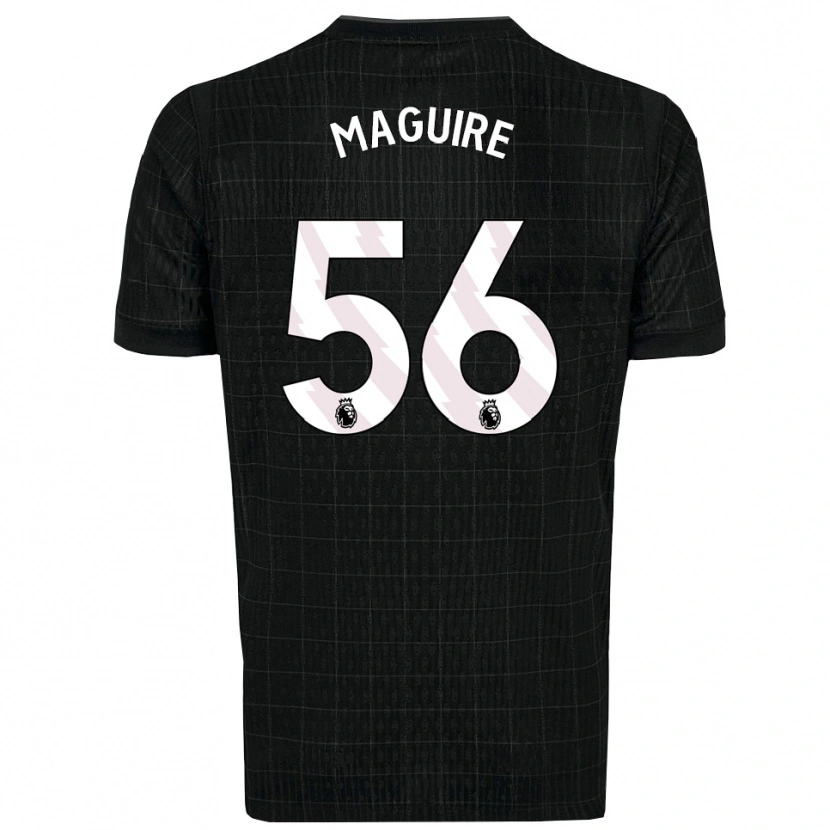 Danxen Homem Camisola Aaron Maguire #56 Preto Cinza Alternativa 2025/26 Camisa