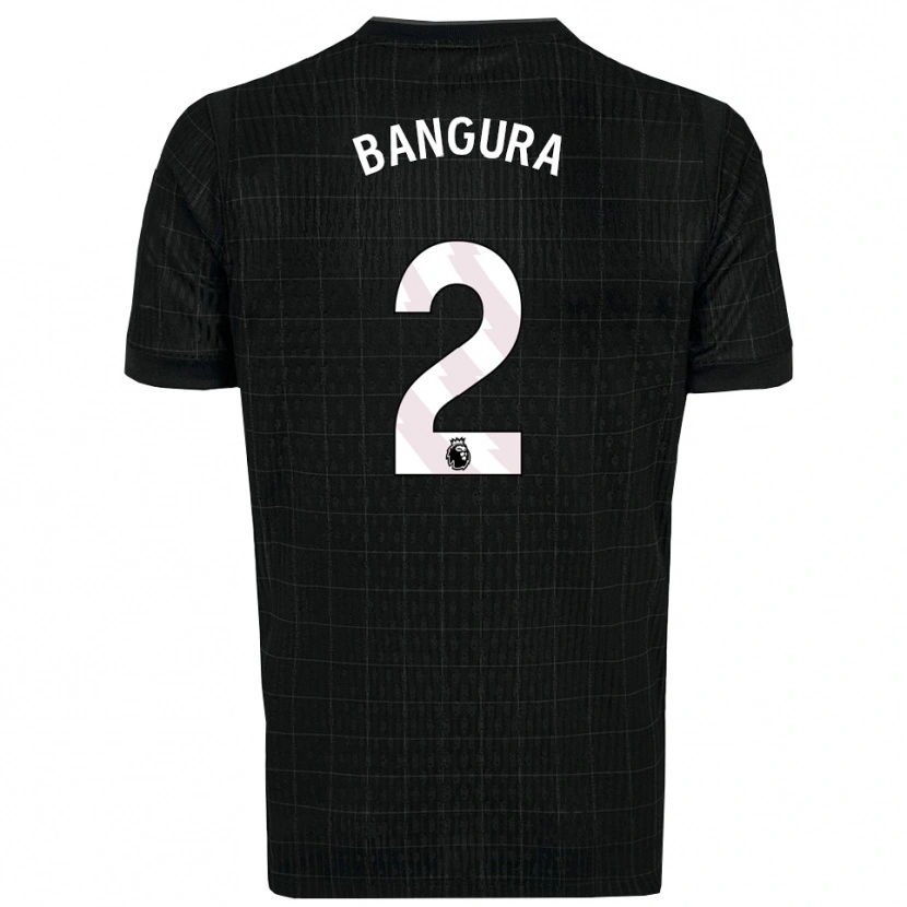 Danxen Homem Camisola Samal Bangura #2 Preto Cinza Alternativa 2025/26 Camisa