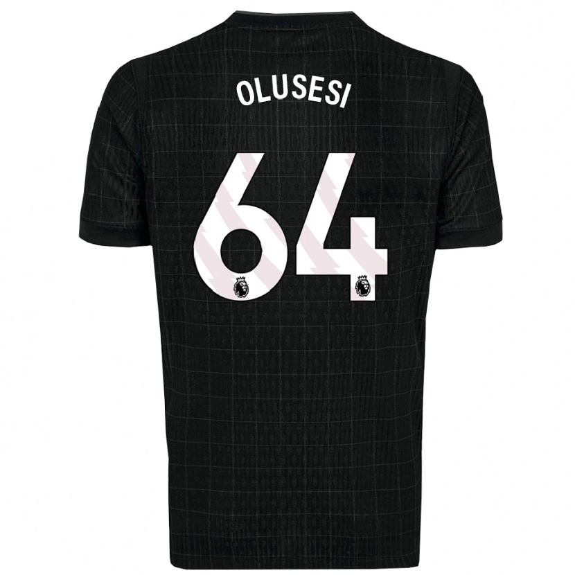 Danxen Homem Camisola Callum Olusesi #64 Preto Cinza Alternativa 2025/26 Camisa