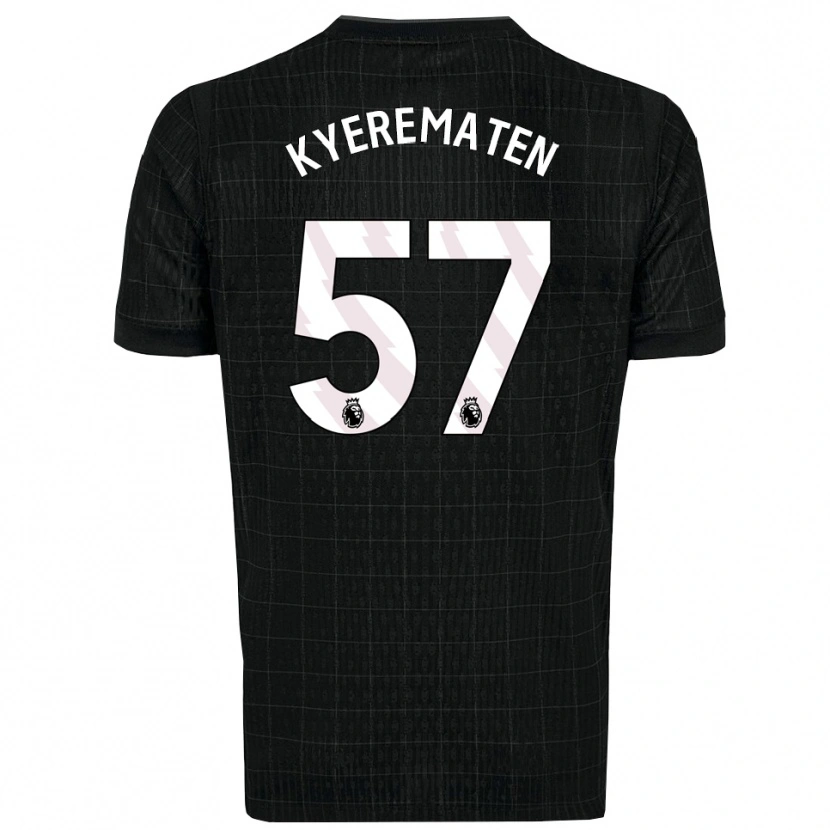 Danxen Homem Camisola Rio Kyerematen #57 Preto Cinza Alternativa 2025/26 Camisa