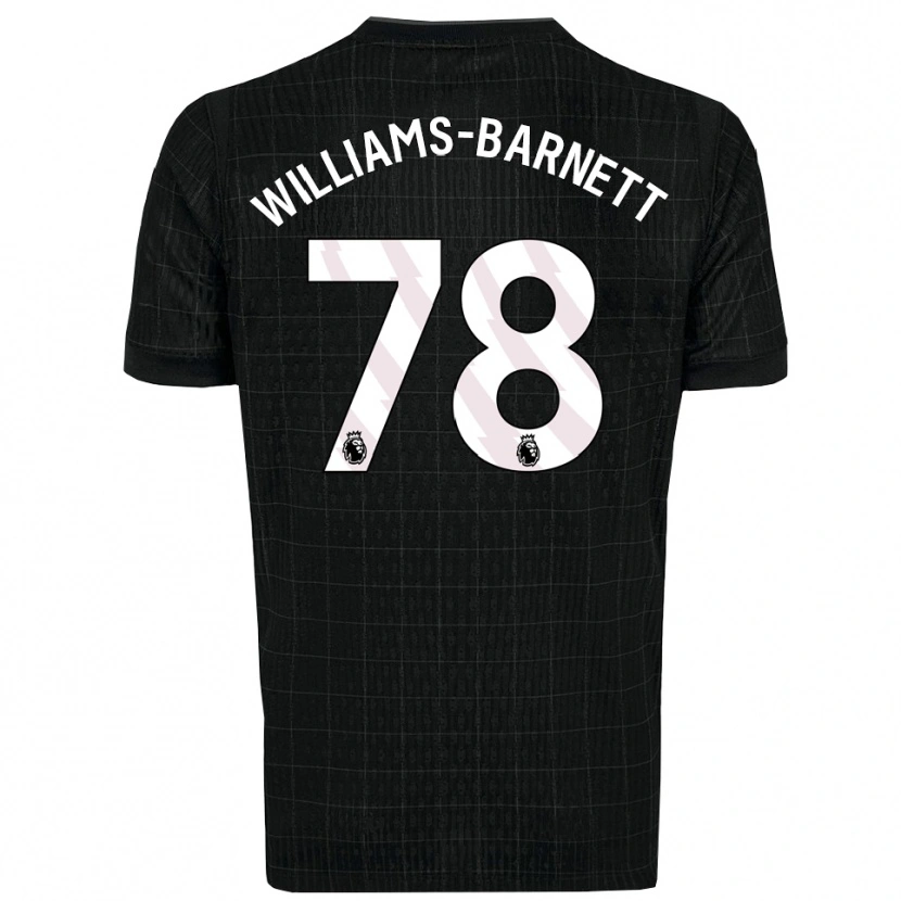Danxen Homem Camisola Lucá Williams-Barnett #78 Preto Cinza Alternativa 2025/26 Camisa