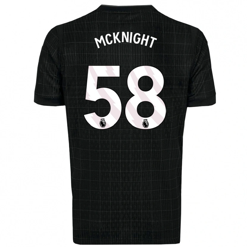 Danxen Homem Camisola Maxwell Mcknight #58 Preto Cinza Alternativa 2025/26 Camisa