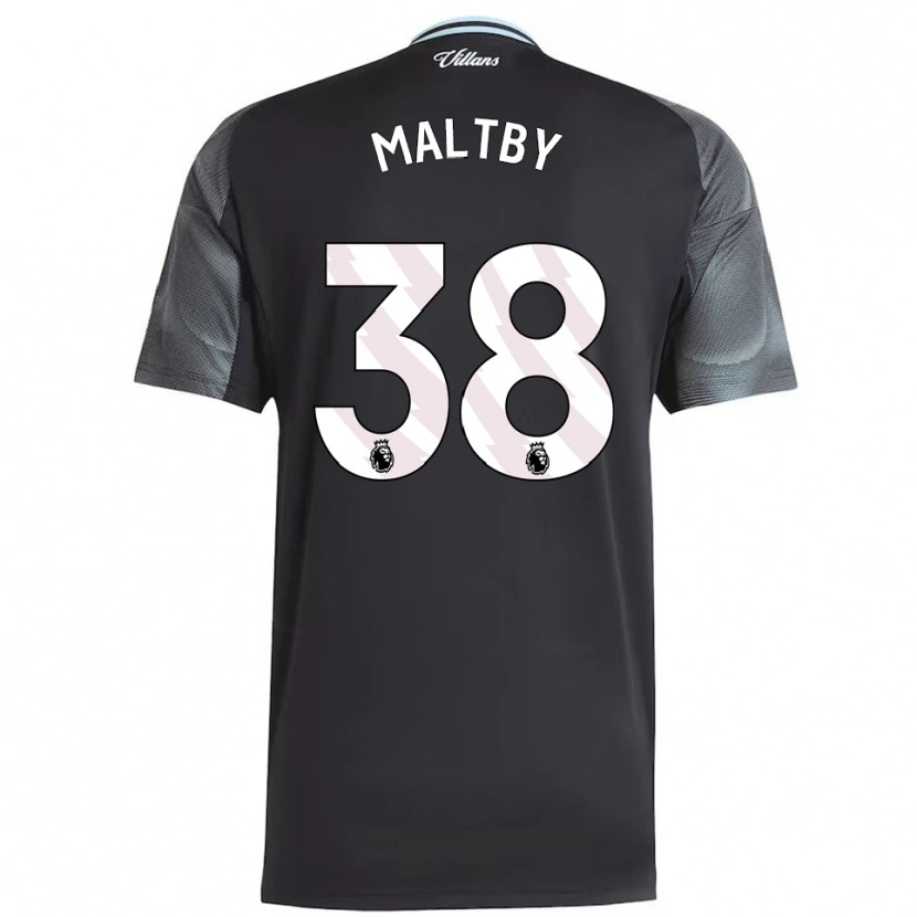 Danxen Homem Camisola Rachel Maltby #38 Preto Azul Celeste Alternativa 2025/26 Camisa