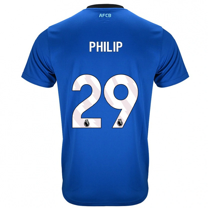 Danxen Homem Camisola Philip Billing #29 Azul Preto Alternativa 2025/26 Camisa
