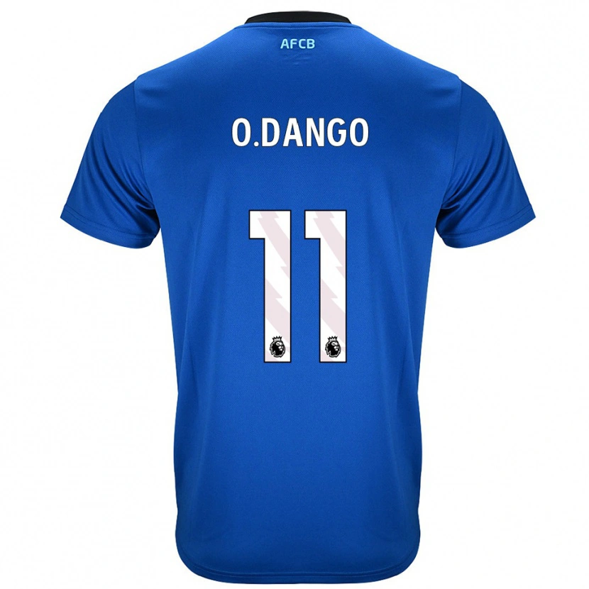 Danxen Homem Camisola Dango Ouattara #11 Azul Preto Alternativa 2025/26 Camisa