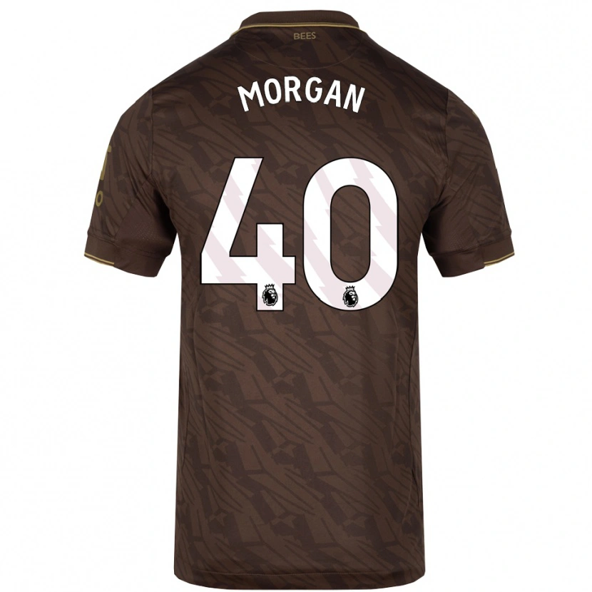 Danxen Homem Camisola Iwan Morgan #40 Marrom Dourado Alternativa 2025/26 Camisa