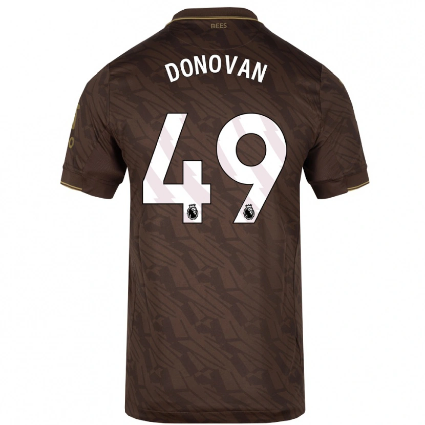 Danxen Homem Camisola Romelle Donovan #49 Marrom Dourado Alternativa 2025/26 Camisa
