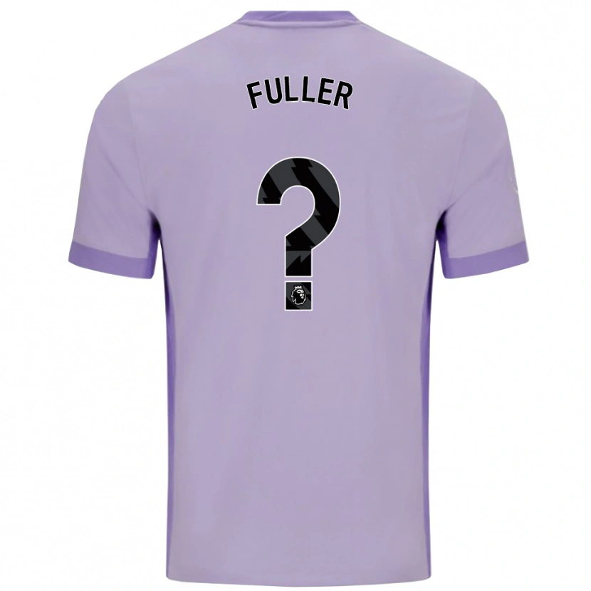 Danxen Homem Camisola Jaydon Fuller #0 Roxo Taro Branco Alternativa 2025/26 Camisa