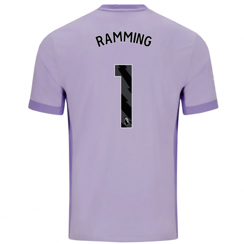 Danxen Homem Camisola Nils Ramming #1 Roxo Taro Branco Alternativa 2025/26 Camisa
