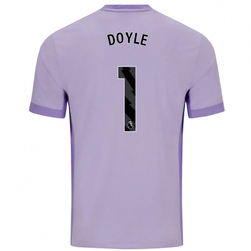 Danxen Homem Camisola Liam Doyle #1 Roxo Taro Branco Alternativa 2025/26 Camisa