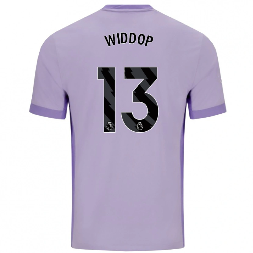 Danxen Homem Camisola Fraser Widdop #13 Roxo Taro Branco Alternativa 2025/26 Camisa