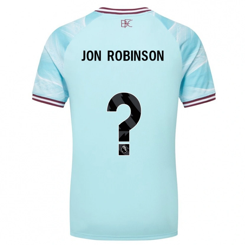 Danxen Homem Camisola Jon Ander Vilar Robinson #0 Azul Celeste Borgonha Alternativa 2025/26 Camisa