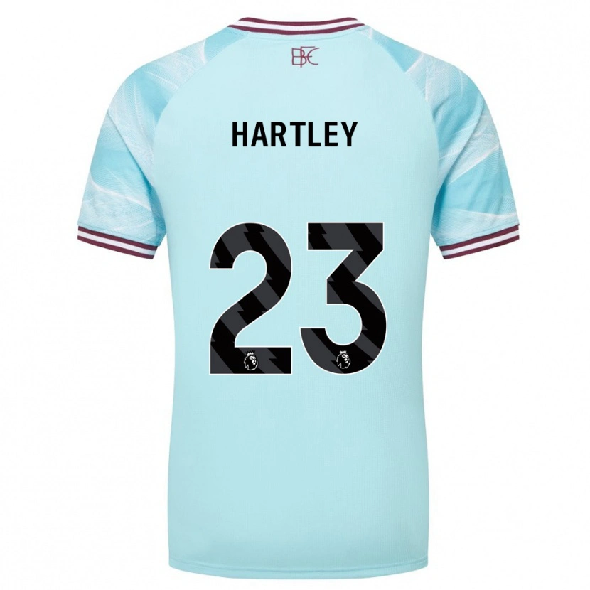 Danxen Homem Camisola Naomi Hartley #23 Azul Celeste Borgonha Alternativa 2025/26 Camisa